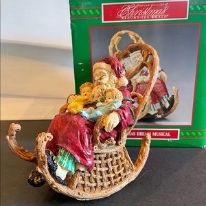 Vintage House of Lloyd “Christmas Dream” musical Santa in rocker